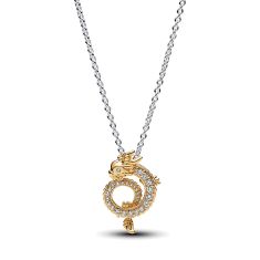 Pandora Two-Tone Chinese Year of the Dragon Collier Necklace