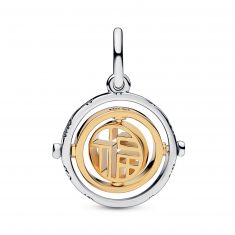 Pandora Two-Tone Fú Spinning Dangle Charm | Gold-Plated