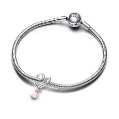 Pandora Two-Tone Wrapped Heart Charm
