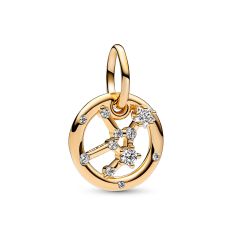 Pandora Virgo Zodiac Dangle Charm | Gold-Plated