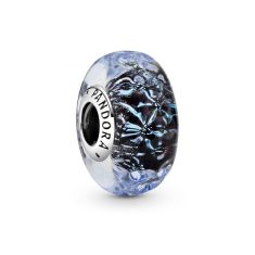 Pandora Wavy Dark Blue Murano Glass Ocean Charm