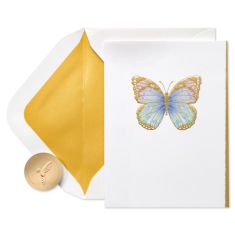 Papyrus Butterfly Greeting Card