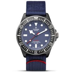 Pelagos FXD Blue Dial Alinghi Red Bull Racing Edition Fabric Strap Watch 42mm - M25707KN-0001