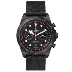 Pelagos FXD Chrono Cycling Black Dial Fabric Strap Watch 43mm - M25827KN-0001