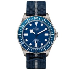 Pelagos FXD Diving Navy Blue Dial Fabric Strap Watch 42mm - M25707B/24-0001