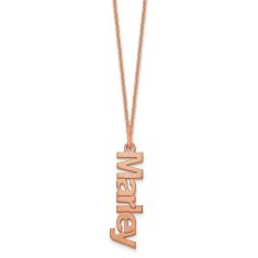 Personalized One Name Charm Necklace