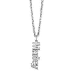 Personalized One Name Charm Necklace