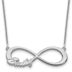 Personalized Single Name Infinity Necklace