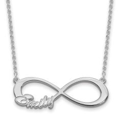 Personalized Single Name Infinity Necklace