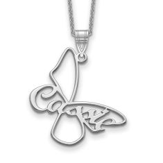 Personalized Small Butterfly with Name Pendant Necklace