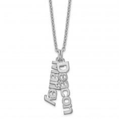Personalized Two Name Charm Necklace