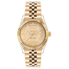 Versace Medusa Alchemy Gold Dial and Ion-Plated Yellow Gold Bracelet Watch  | 38mm | VE6F00623 | REEDS Jewelers