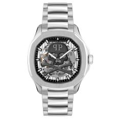 Philipp Plein Skeleton Spectre Automatic Stainless Steel Bracelet Watch | 42mm | PWRAA0223