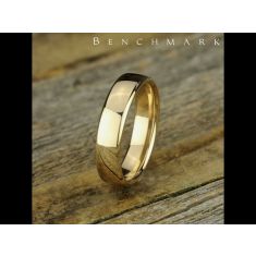 10k Yellow Gold 5.5mm European Comfort Fit Wedding Band