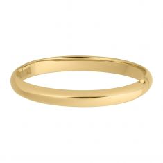 image of Polished Gold Filled Bangle Bracelet | 8mm with sku:PM100RJ