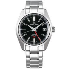Previously Owned Grand Seiko Heritage Black Dial Stainless Steel Watch 40mm - SBGJ203