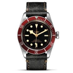 Previously Owned TUDOR Black Bay Chronometer Brown Leather Strap Watch | 41mm | M79230R-0011