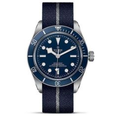 Previously Owned TUDOR Black Bay Fifty-Eight Blue and Silver Fabric Strap Watch 39mm - M79030B-0003