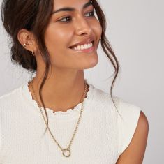 14k Yellow Gold Hollow Split Rope Push Lock Chain | 3.8mm | 20 Inches