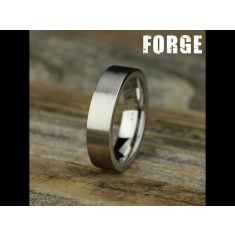 Cobalt Satin Finish Flat Comfort Fit Wedding Band 6mm