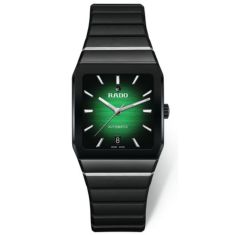 Rado Anatom Automatic Green Dial Rubber Strap Watch 32.5mm - R10202319