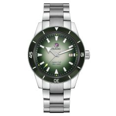 Rado Captain Cook x Cameron Norrie Limited Edition Green Dial Stainless Steel Bracelet Watch 42mm - R32149318
