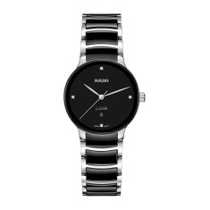Rado Centrix Diamonds Stainless Steel and Black High-Tech Ceramic Bracelet Watch - 30.5mm - R30026712