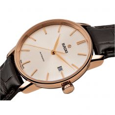 Rado Coupole Classic Automatic Brown Leather Strap Watch R22861115