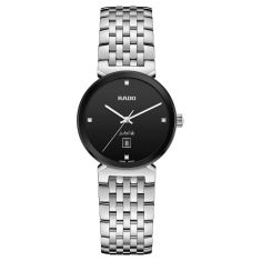 Rado Florence Classic Diamonds Black Dial and Stainless Steel Bracelet Watch | 30mm | R48913713