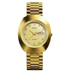 Rado The Original Yellow Stainless Steel PVD Bracelet Watch | 35.1mm | R12393633