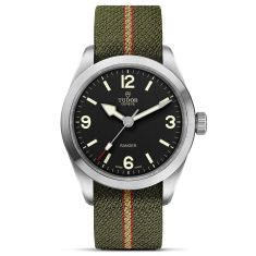 Ranger Black Dial Green, Red, and Beige Fabric Strap Watch | 39mm | M79950-0003