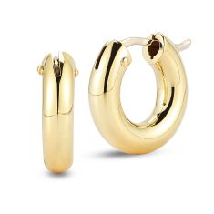 Roberto Coin 18k Designer Gold The Perfect Hoop Small Round Earrings