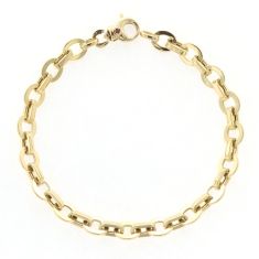 Roberto Coin Classics Yellow Gold Chain Link Bracelet