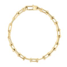 Roberto Coin Classics Yellow Gold Chain Link Bracelet