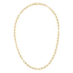 Roberto Coin Classics Yellow Gold Chain Link Necklace