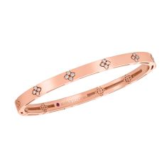 Roberto Coin Love in Verona 1/6ctw Diamond Rose Gold Narrow Width Bangle Bracelet