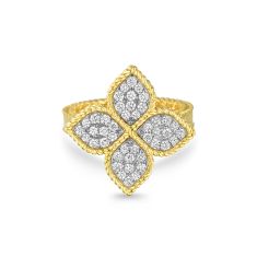 Roberto Coin Princess Flower 3/8ctw Diamond Ring | Size 7