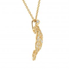 Roberto Coin Tiny Treasures Diamond Turtle Pendant Necklace 1/4ctw