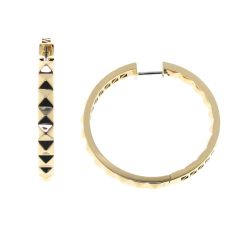 Roberto Coin Yellow Gold Hoop Earrings