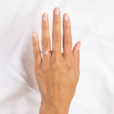 1ct Round Diamond Solitaire Rose Gold Engagement Ring - Solitaire Collection