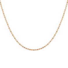 Rose Gold Solid Valentino Chain Necklace | 2.7mm