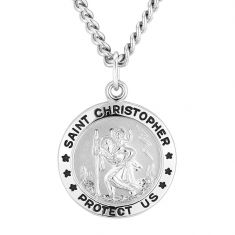 Saint Christopher Medallion Pendant