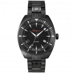 Ferragamo Experience Black Ion-Plated Bracelet Watch | 41mm | SFMG00721