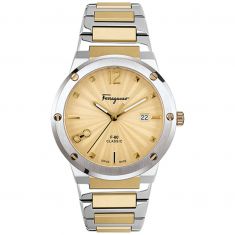 Ferragamo F-80 Classic Two-Tone Bracelet Watch | 38mm | SFMD00221