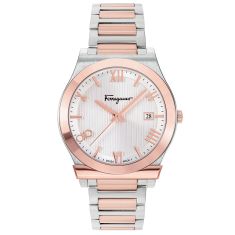 Ferragamo Gancini Two-Tone Bracelet Watch | 41mm | SFKM00523