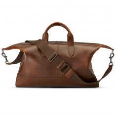 Shinola Canfield Classic Holdall Navigator Brown Leather Bag | S0320241730