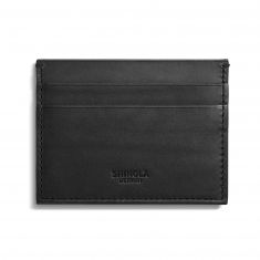 Shinola Five Pocket Black Leather Card Case | S0320227878-BLACK