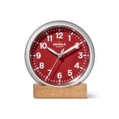 Shinola Runwell Red Desk Clock | S2620217583