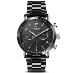 Shinola The Canfield Sport Black Ceramic Bracelet Watch | 40mm | S0120224030