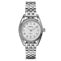 Shinola The Diamond Dial Derby Stainless Steel Bracelet Watch | 30mm | S0120250583